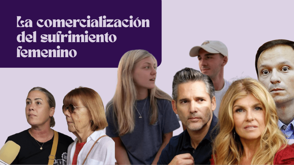 portada con imagenes de gisele pelicot y su hija, gabby petito y brian laundrie, dirty john y debra newell y jose breton